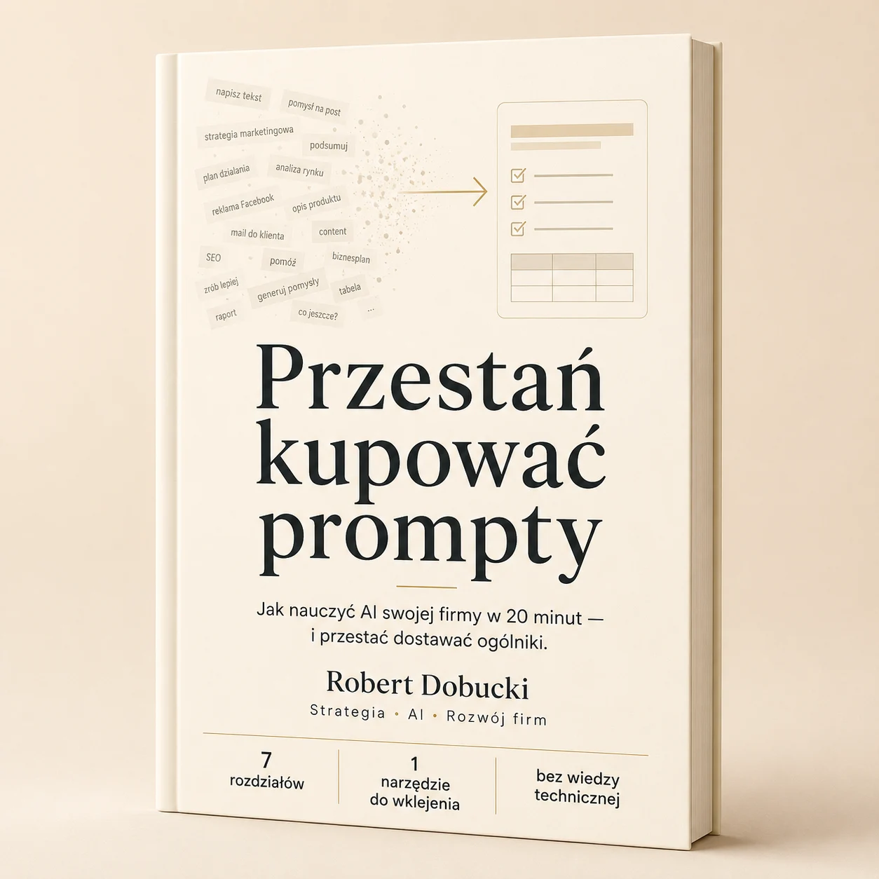 Architekt AI - Przestań kupować prompty